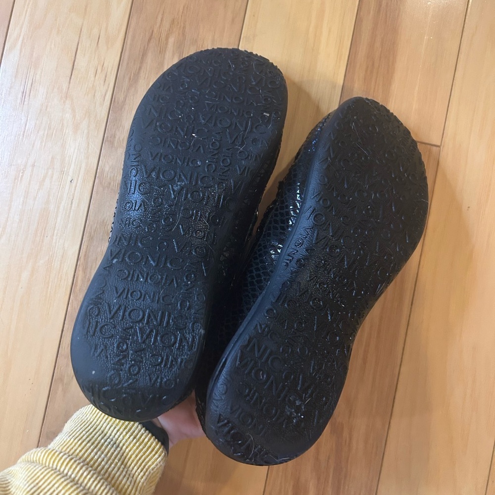 Vionic Kendall Elegant Black Lizard-Embossed Leat… - image 11